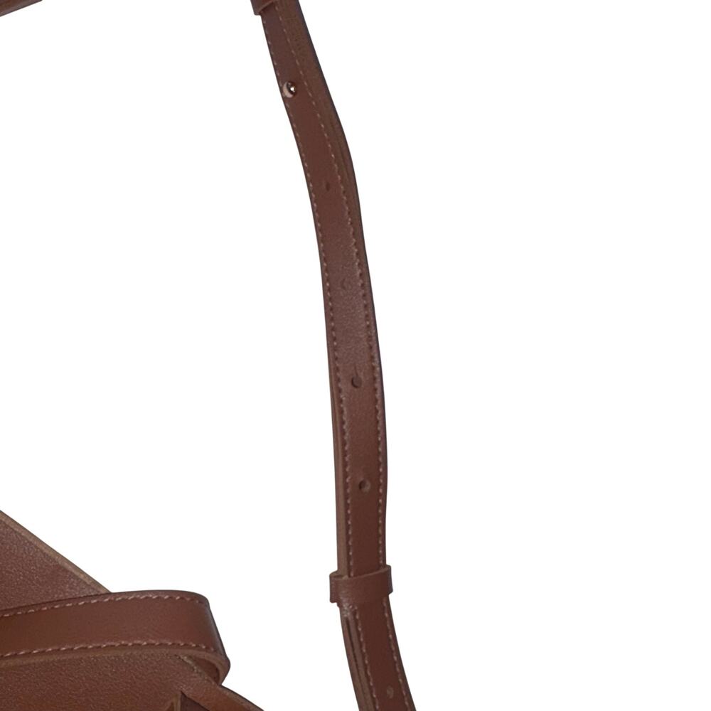 Henny + Lev Vegan Leather 2-in-1 Everyday Tote - Cognac Camel - Picture 10 of 10